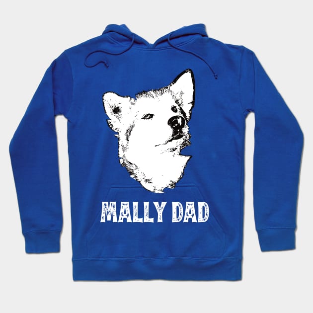 Alaskan Malamute Dad Hoodie by DoggyStyles